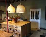 Lampa rattanowa LERAN Ikea