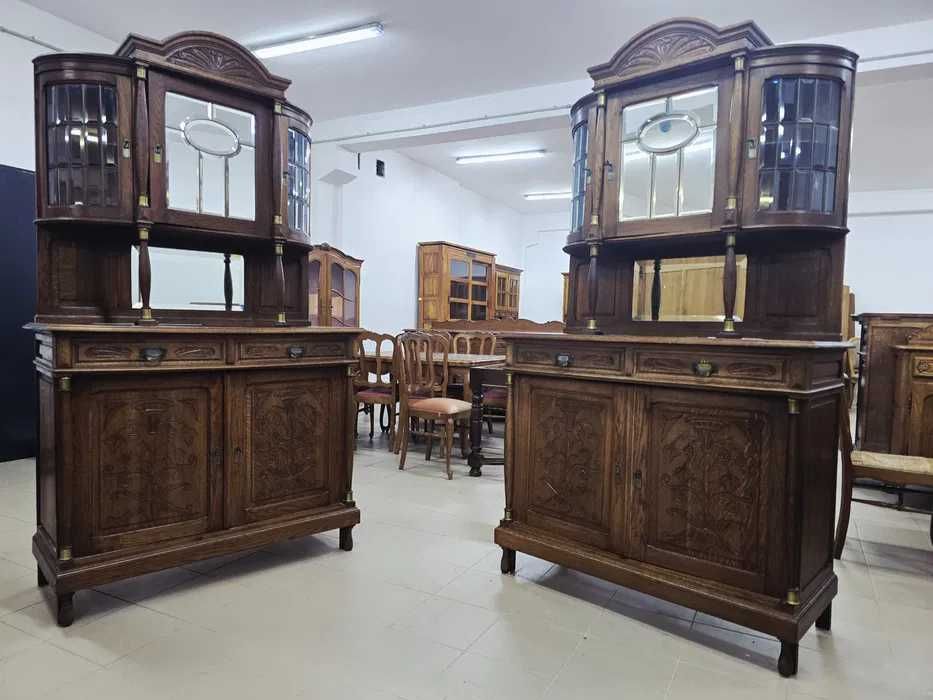 Kredens dębowy w stylu secesyjnym. Transport cały kraj.