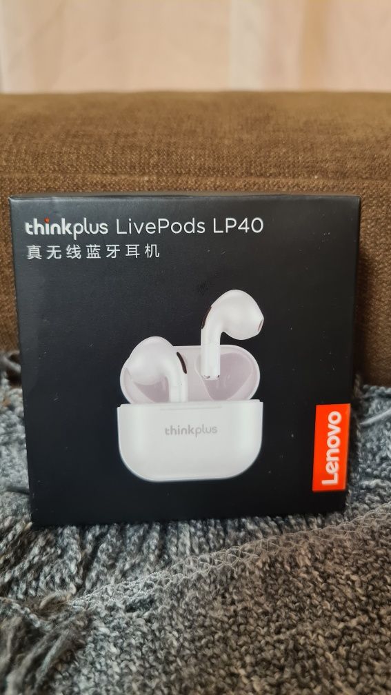 Навушники lenovo LivePods LP40 білі