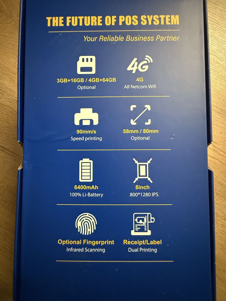 Terminal POS z drukarką sprawne w 100%