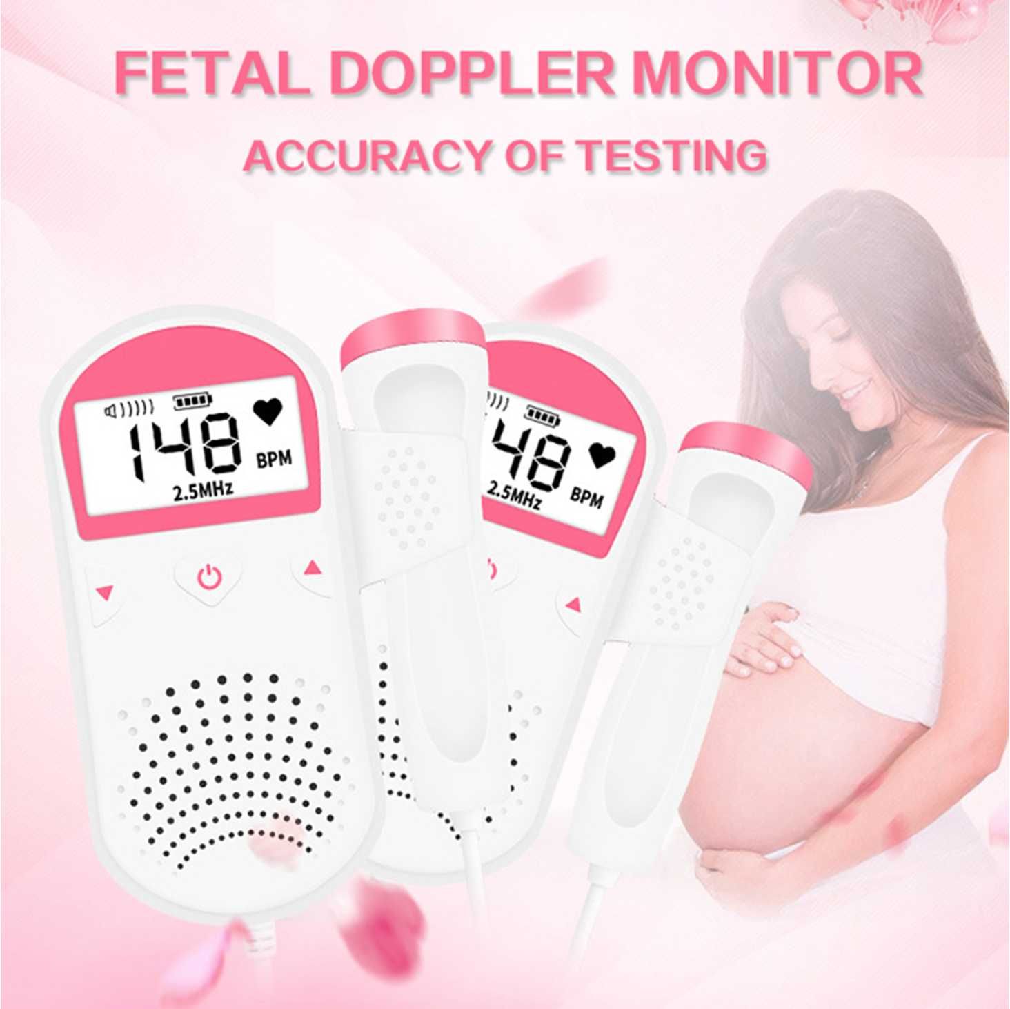 Przenośny Monitor pracy serca płodu DOPPLER. DARMOWA DOSTAWA