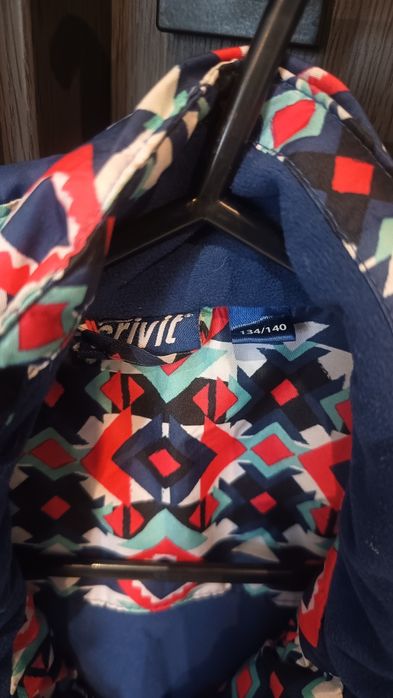 Kurtka zimowa narciarska dziewczęca 134-140