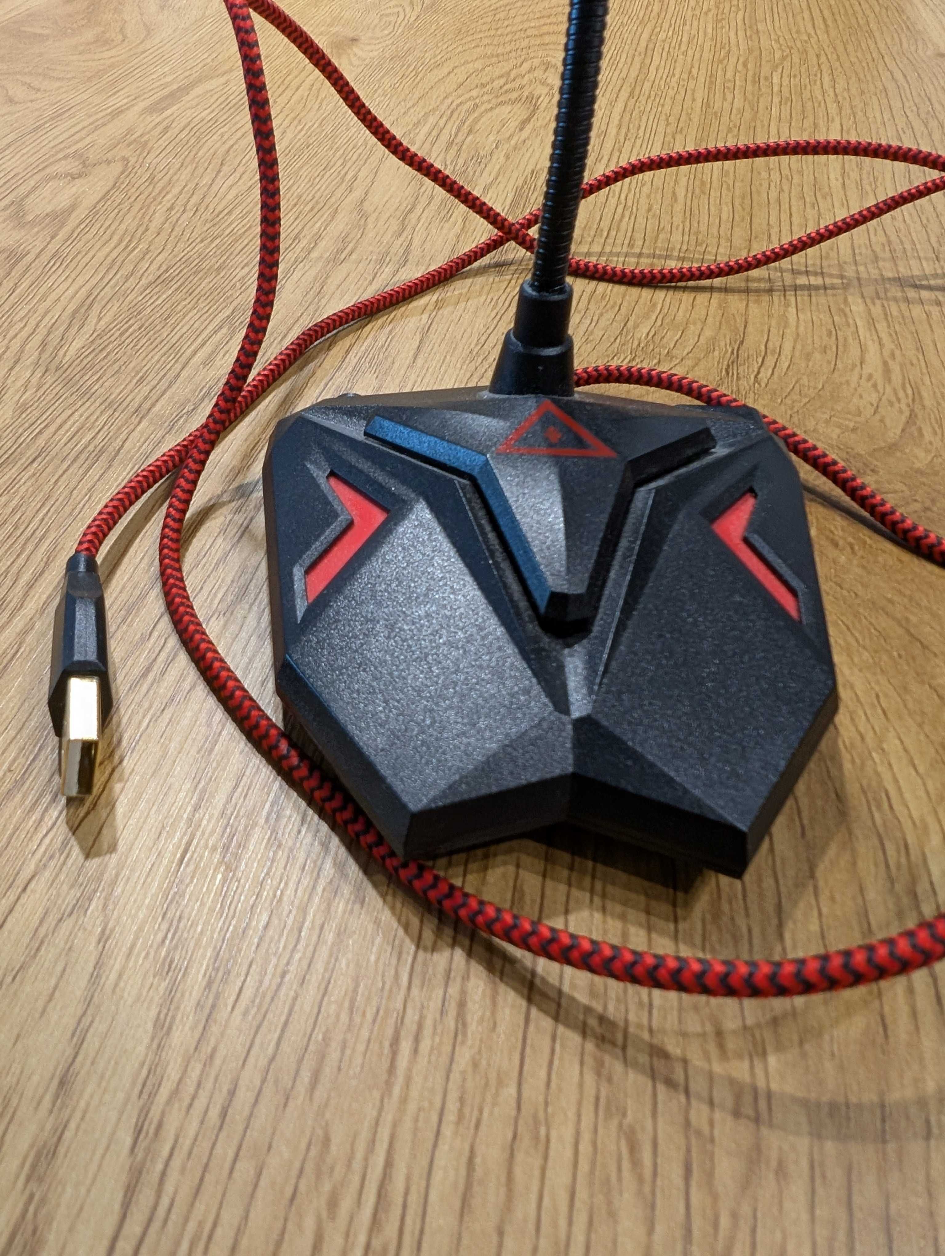 Mikrofon USB gamingowy z podstawką - kierunkowy