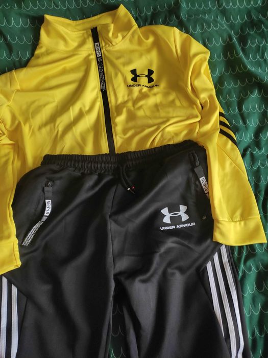 Dres sportowy żółto-czarny