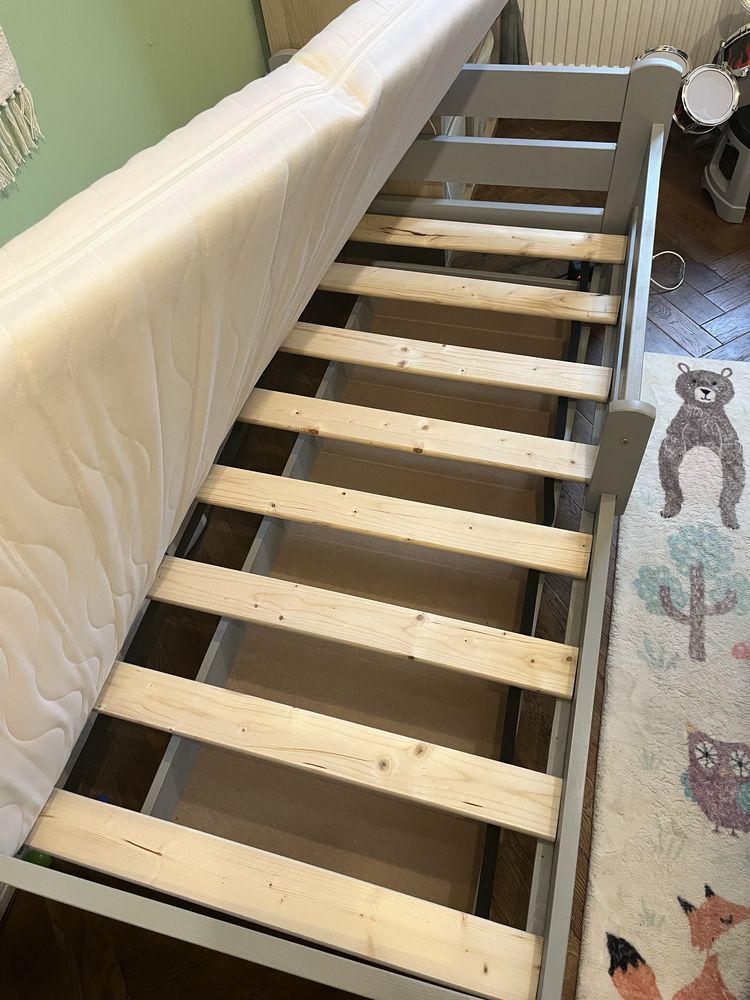 Łòżeczko dzieciece Kacperek 160x80 z mareracem i szuflada