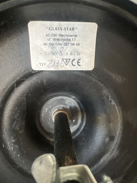 Lampa wisząca plus kinkiet