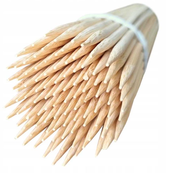 Patyczki do zakręconego ziemniaka 40/45/50cm 100szt twarde patyki