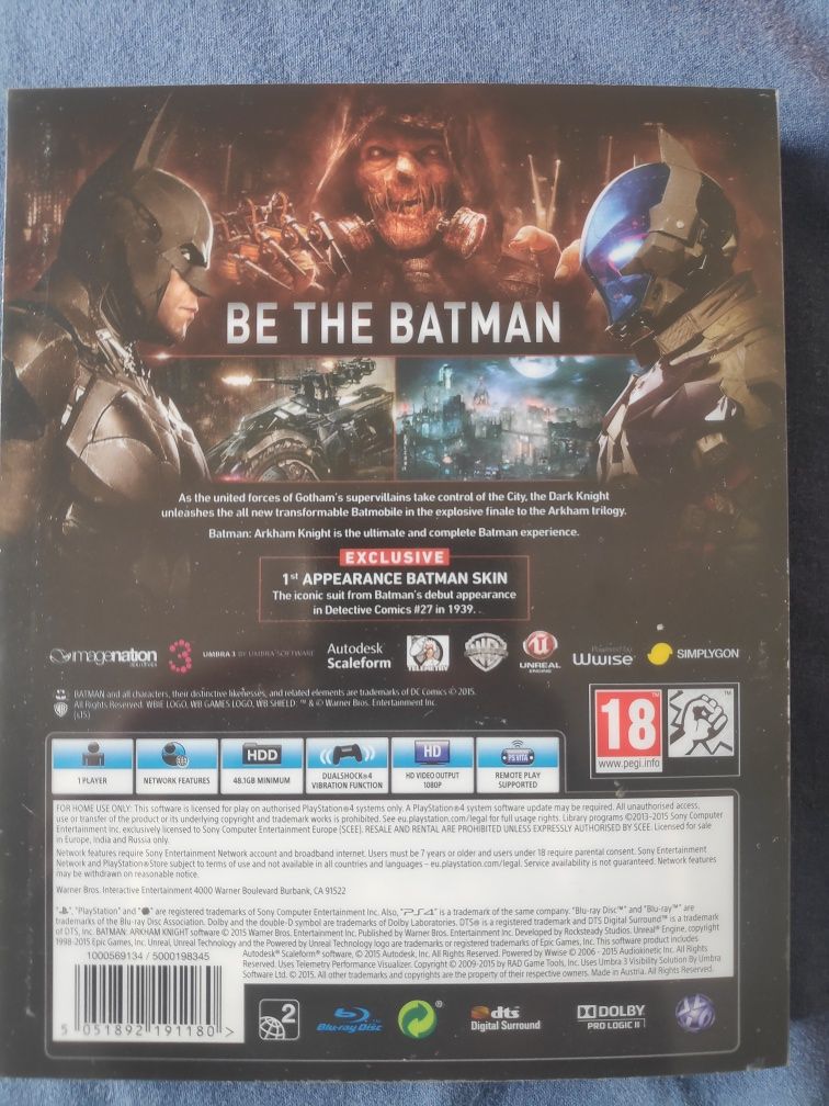 Jogos PS3/PS4 Batman Arkham, Assassin's Creed, LEGO, WRC, Hitman