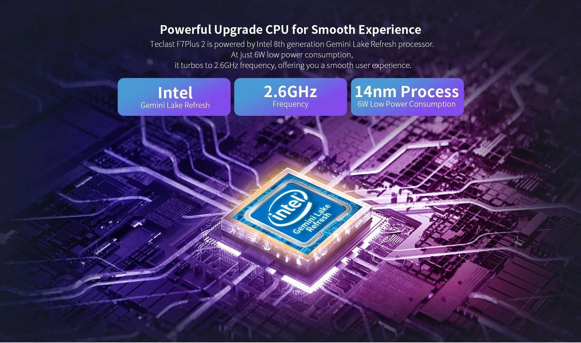Teclast F7 Plus2 14" Intel Celeron N4120 RAM 8GB SSD 256GB Win10