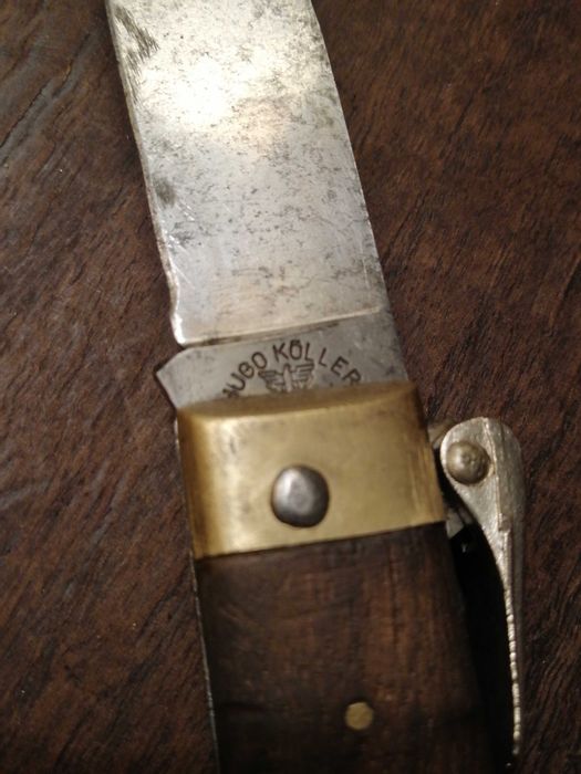 Navalha alemã antiga Hugo Koller