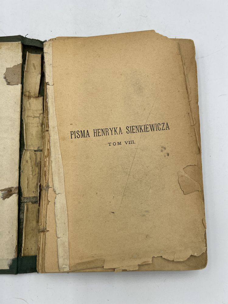 Pisma Henryka Sienkiewicza tom VIII bez dogmatu 1899