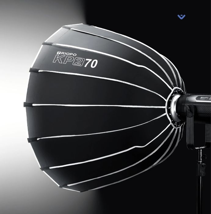 Софтбокс TRIOPO KP2-70 см з сотими, октобокс швидкоскладний, Bowens