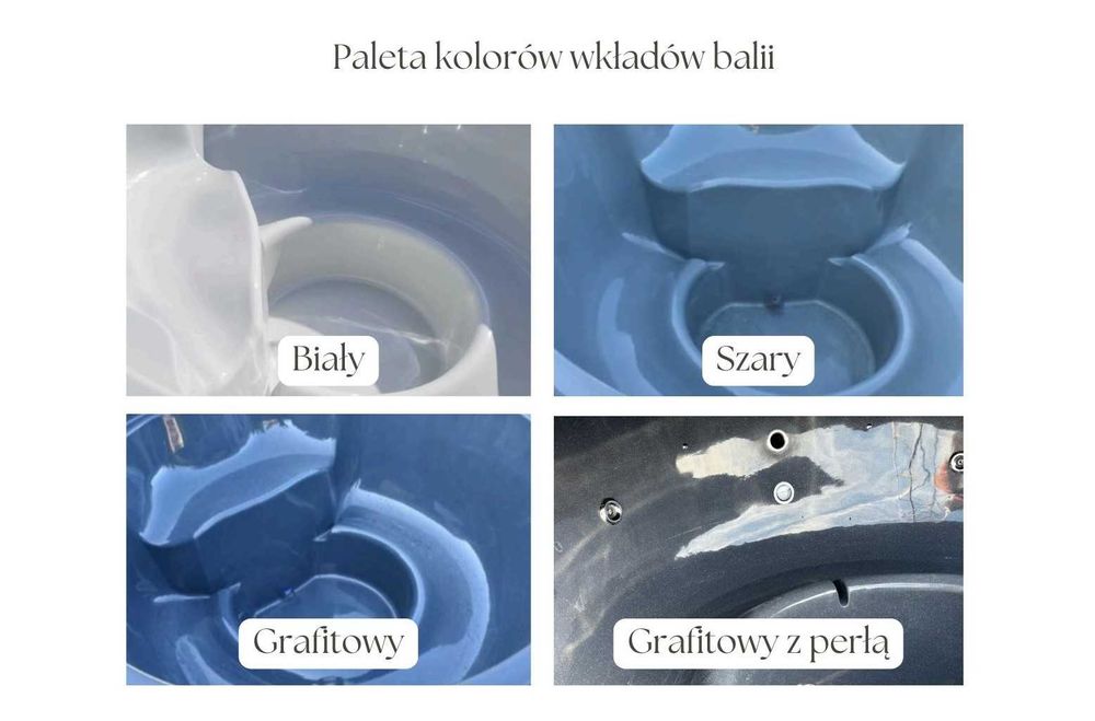 Balia z piecem zintegrowanym od producenta hydromasaż, aeromasaż, FV23