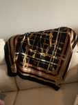 ELcharpe Chanel, tons de castanho