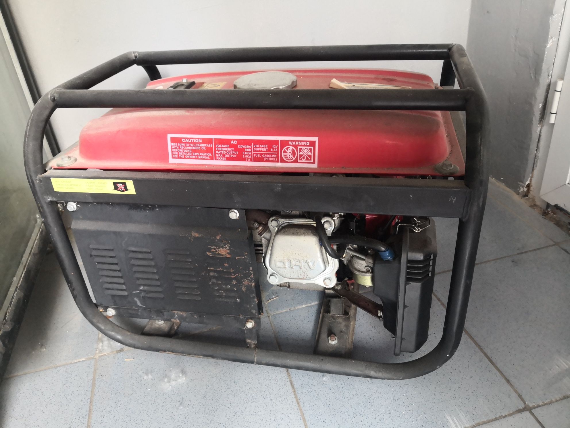 Генератор 380/220V Kraftech kt 6500w 6,5 л.с.