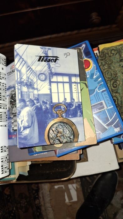 Tissot swiss dois livros relógio