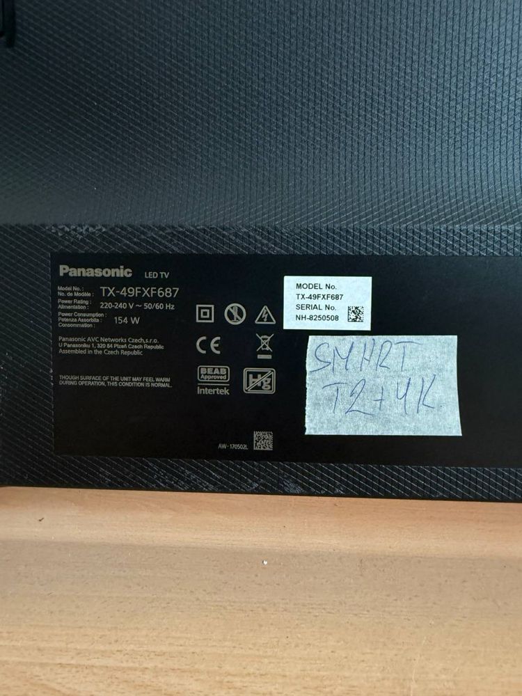 Телевізор Panasonic 49” 4K UHD Smart TV