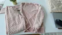Pijama polar rosa mulher, tamanho S