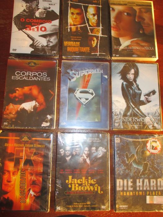 Dvd's de filmes - originais - novos