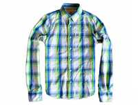 dla wysokiego HOLLISTER TALL Muscle Slim Fit M/L koszula w kratę JNOWA