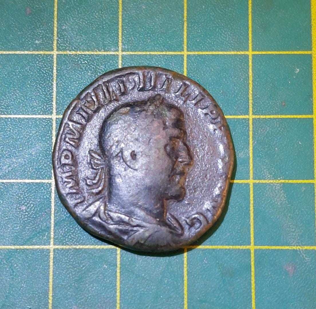 Moeda Romana (Sestercio) de "Filipe I"