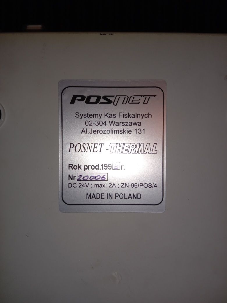 Kasa fiskalna Posnet Thermal