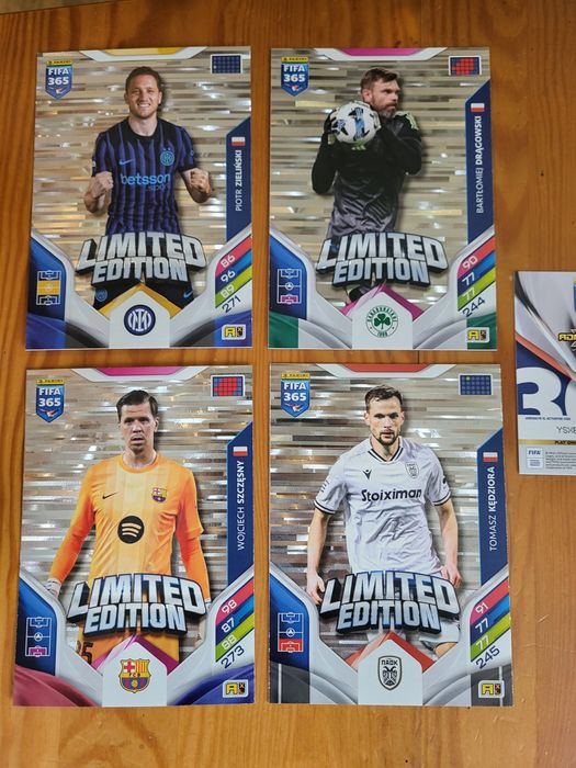 Panini Adrenalyn XL FIFA 2026 Limited Edition XXL 4 karty Polska