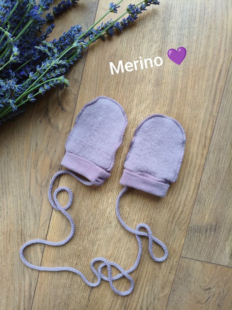 Reflex 1-2 wełniane rękawiczki na sznurku wełna merino vlna vilna ull