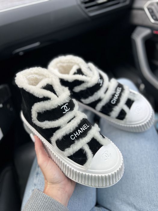 Зимові кеди черевики шанель chanel 38