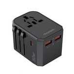 Ładowarka podróżna Choetech PD6041 USB-C USB-A PD 30W z 4 wtyczkami US