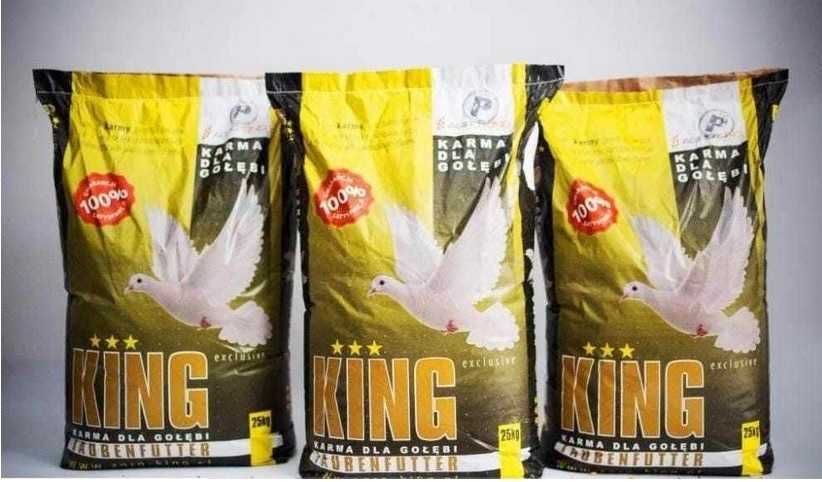 Karma Agro King dla gołębi. Wysoka jakość produktu !!!