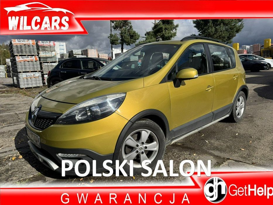 Renault Scenic Klimatronic 2-stref, Nawigacja, 2 kpl. kół, Hak holowniczy