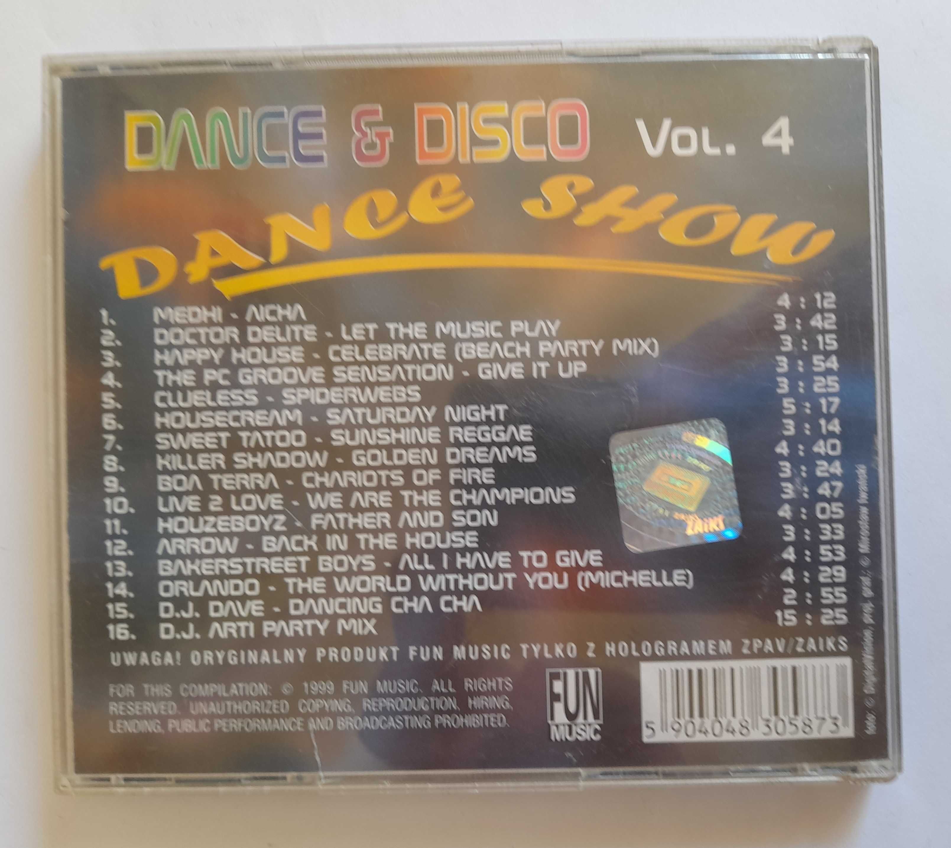 CD Dance & Disco Vol. 4 - Dance Show Various Artists