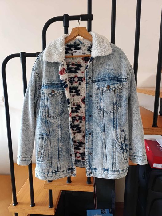 Kurtka jeansowa ciepła