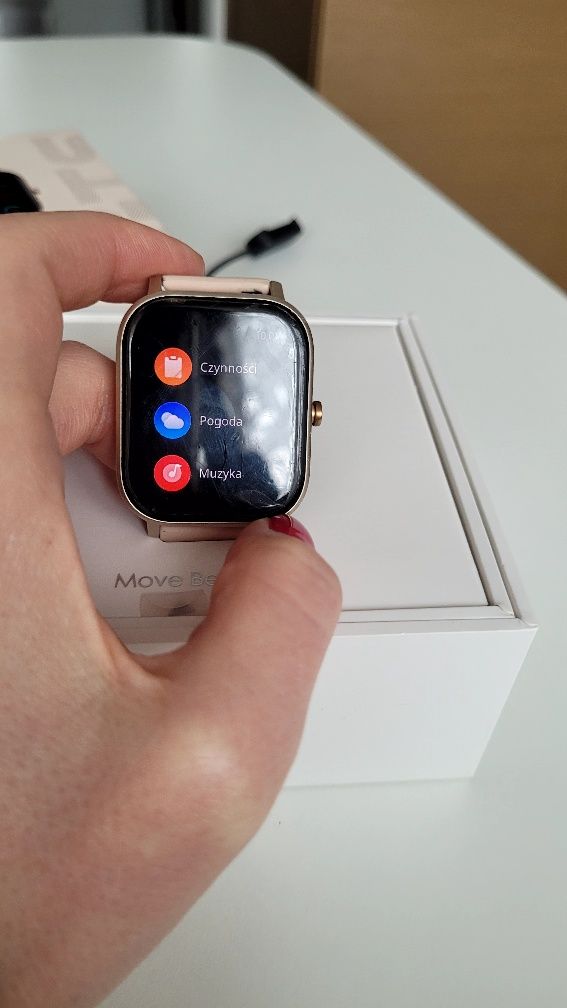 Kobiecy elegancki Smartwatch Xiaomi Amazfit GTS różowy