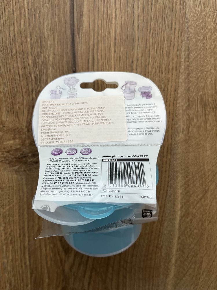 NOWY pojemnik do mleka w proszku Philips Avent