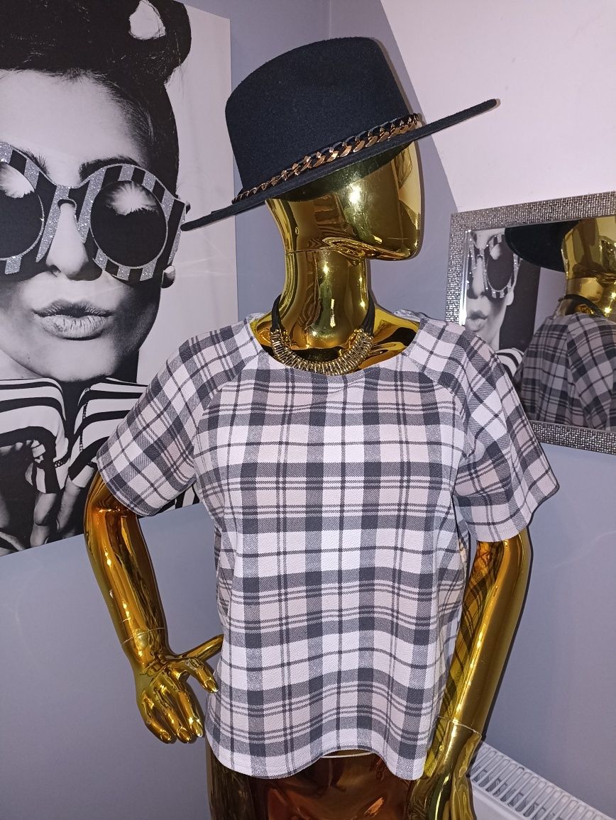 Bluzka w kratę Select R.42/XL