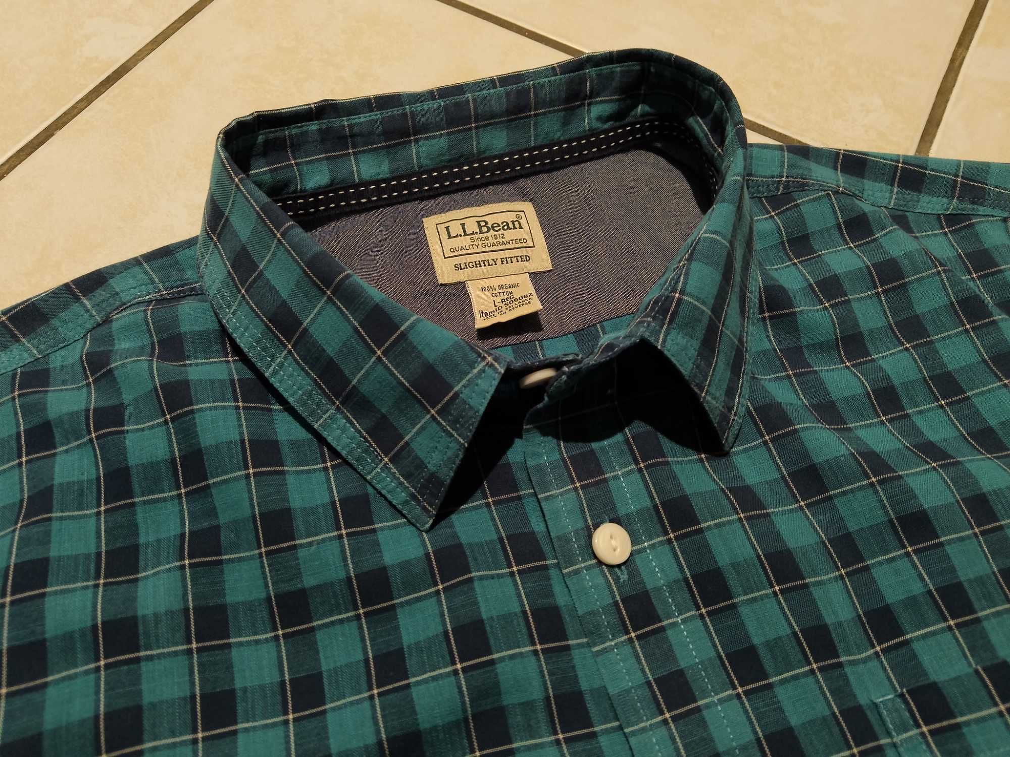 LL BEAN USA - NOWA! Koszula Męska krótki rękaw rozmiar XL