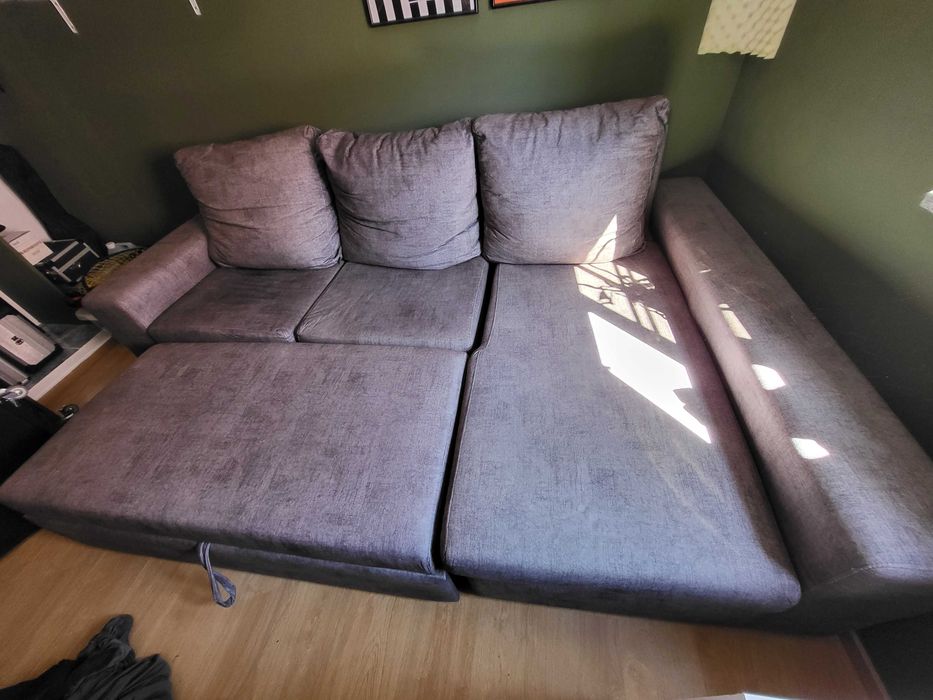 Sofá Chaise Longue - Cinza