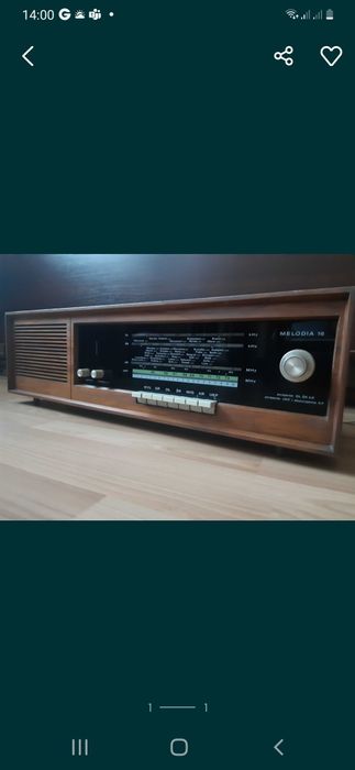 Radio lampowe melodia 16
