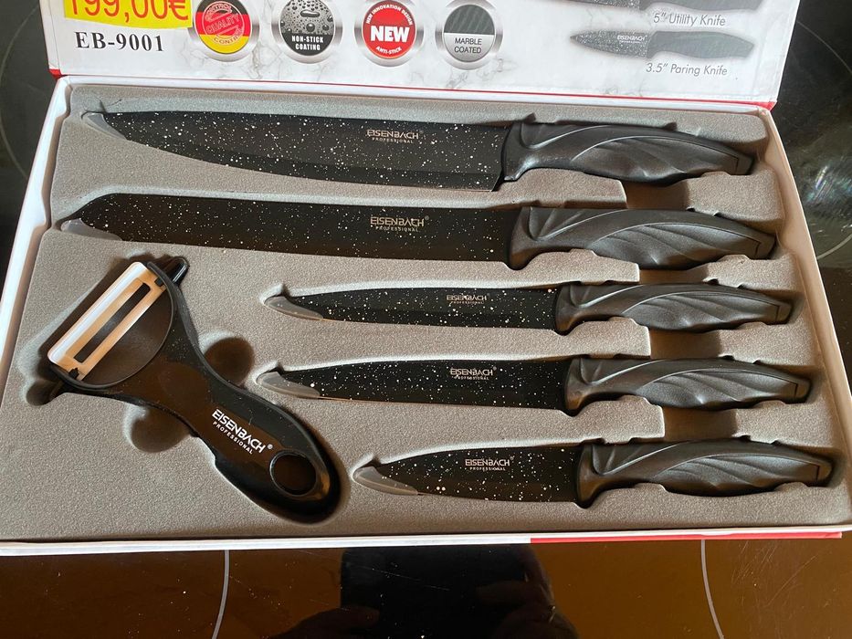 Conjunto Faqueiro Profissional em Cerâmica Novo