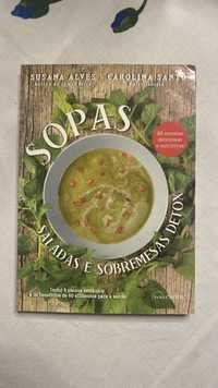 Livro Sopas Saladas e sobremesas detox