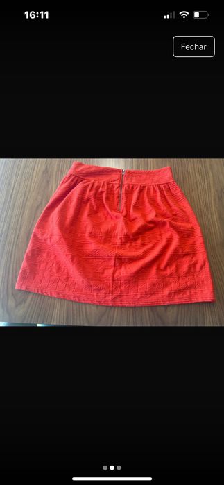 Saia vermelha c&a