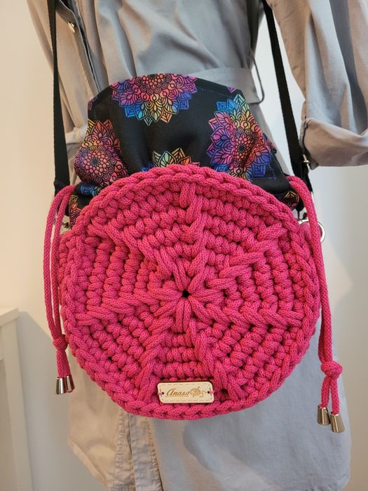 Torebka ze sznurka, Handmade