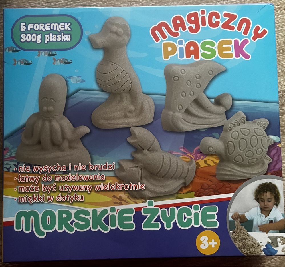 Magiczny piasek morskie życie