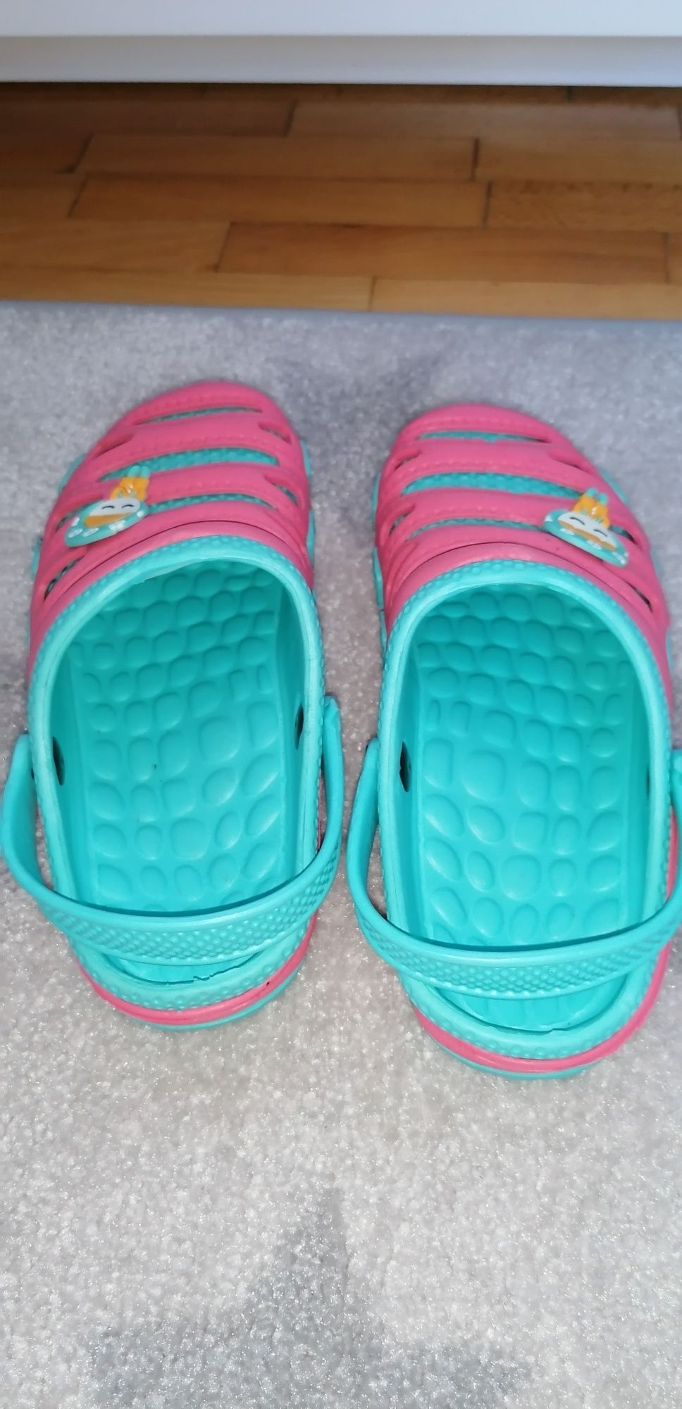 Klapki nowe r. 34, klapeczki, 20,5 cm, buty na lato