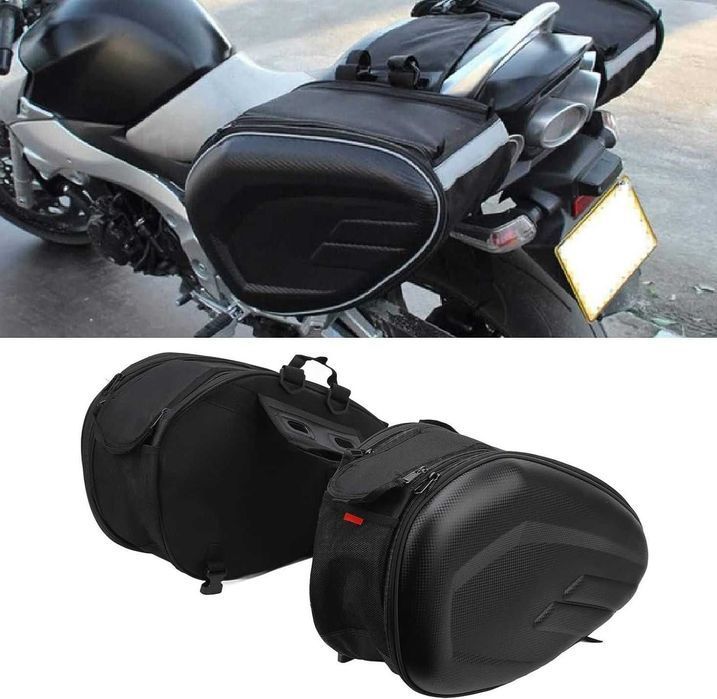 SAKWY MOTOCYKLOWE uniwersalne materiałowe, regulowane
