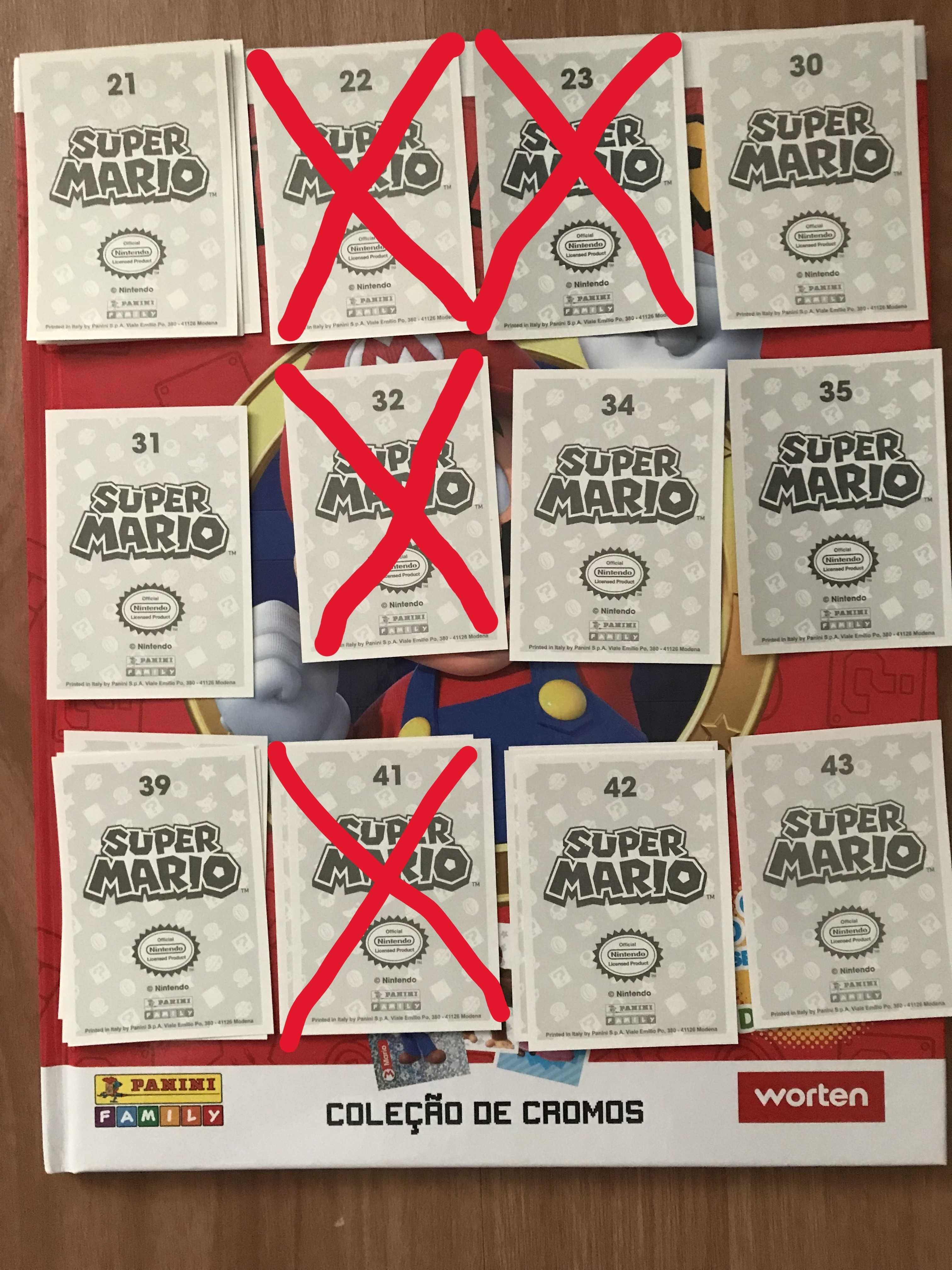 Cromos Super Mario Panini Worten para VENDA