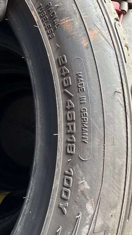 245/45 R18 100Y 4szt 6.5mm Dunlop używane letnie Warszawa