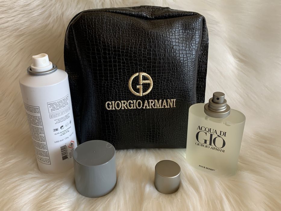 Giorgio Armani Acqua di Gio 100ml. Dezodorant 200ml Kosmetyczka